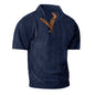 Men's Outdoor Casual Stand Collar Short-Sleeve Corduroy