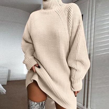 Robe Pull à Col Roule - collection Horizon