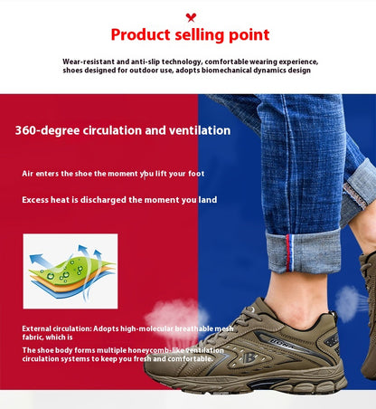 Chaussures  de Randonnée "Terra-Grip" - Cuir & Performance