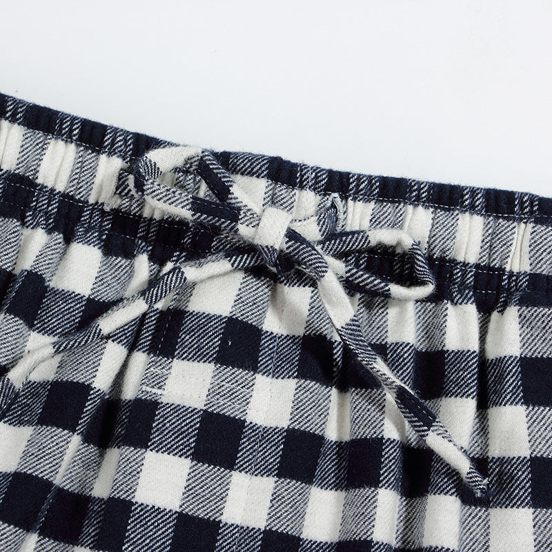 AutumnWinter Men's Pure Cotton Fleece Pajama Pants