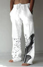 Men's Fashionable Casual Printed Wide-Leg Pants