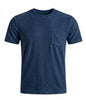 Retro Washed Pocket 3D Digital Print All-Match Crew Neck Short-Sleeve T-Shirt