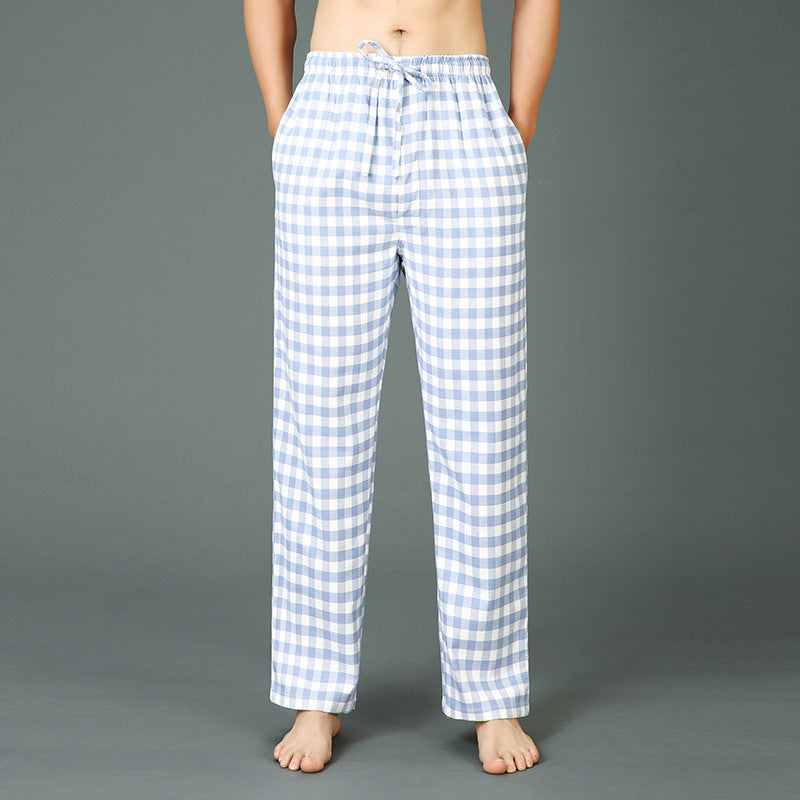 AutumnWinter Men's Pure Cotton Fleece Pajama Pants