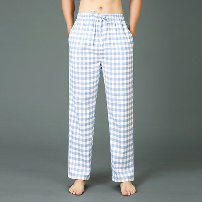 AutumnWinter Men's Pure Cotton Fleece Pajama Pants