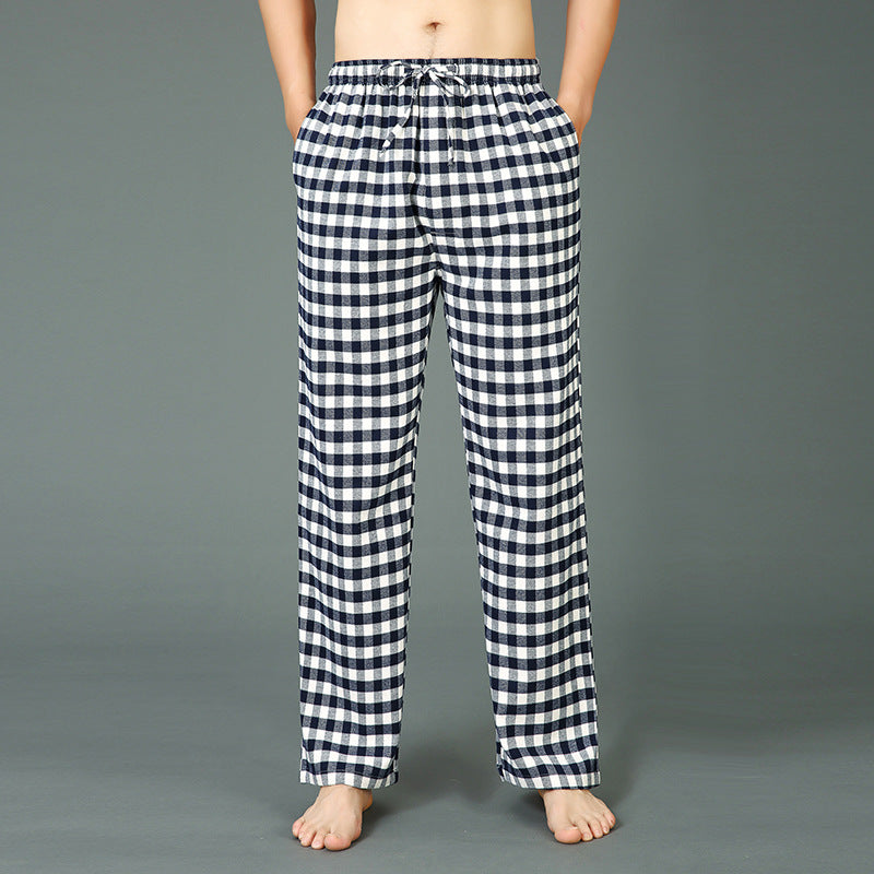 AutumnWinter Men's Pure Cotton Fleece Pajama Pants
