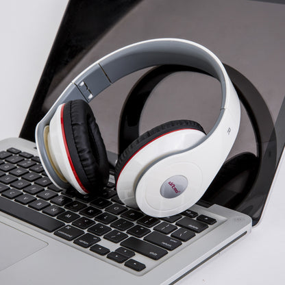 Casque de gaming filaire : basses puissantes, commande filaire intégrée, universel pour ordinateur et téléphone portable.