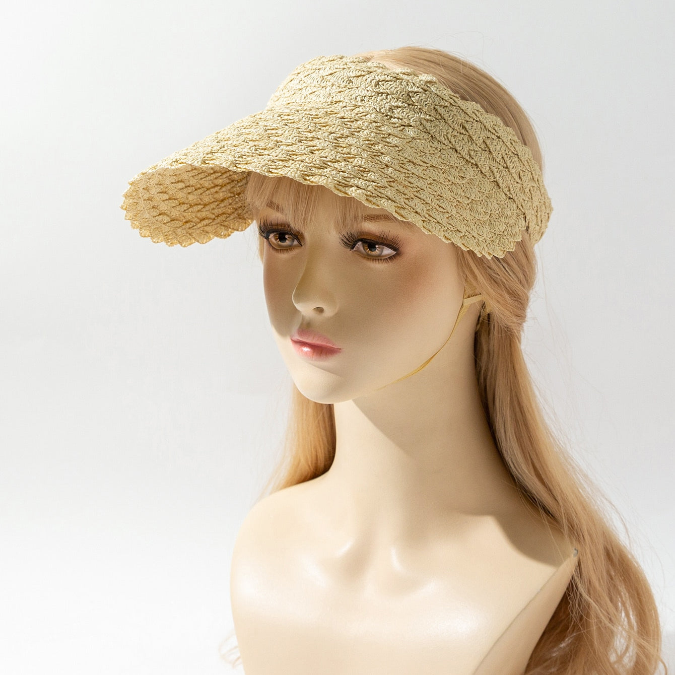 Chapeau de Paille Solaire – Élégance &amp; Protection pour vos Sorties Printemps-Été
