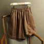Casual Loose Plus-Size Figure-Flattering Straight-Leg Shorts