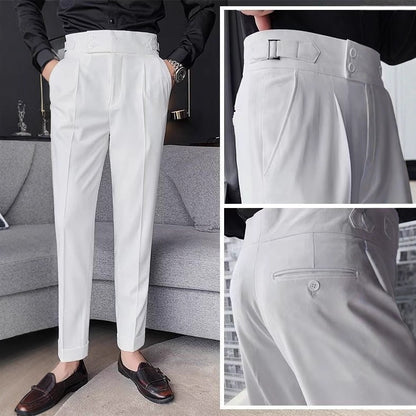Naples Men's Trousers Korean-style Slim Fit