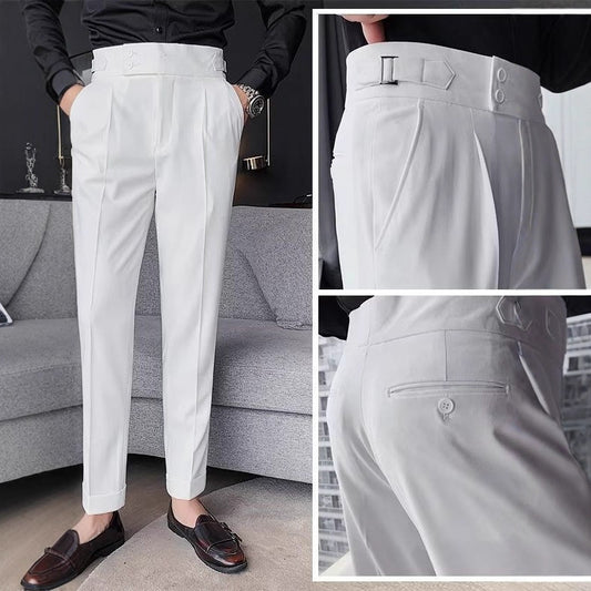 Naples Men's Trousers Korean-style Slim Fit