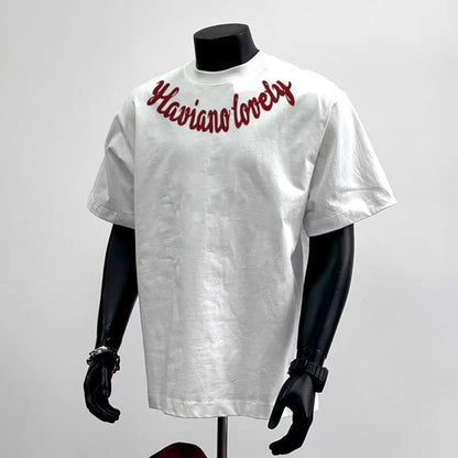 Letter-printed Short-sleeve T-shirt