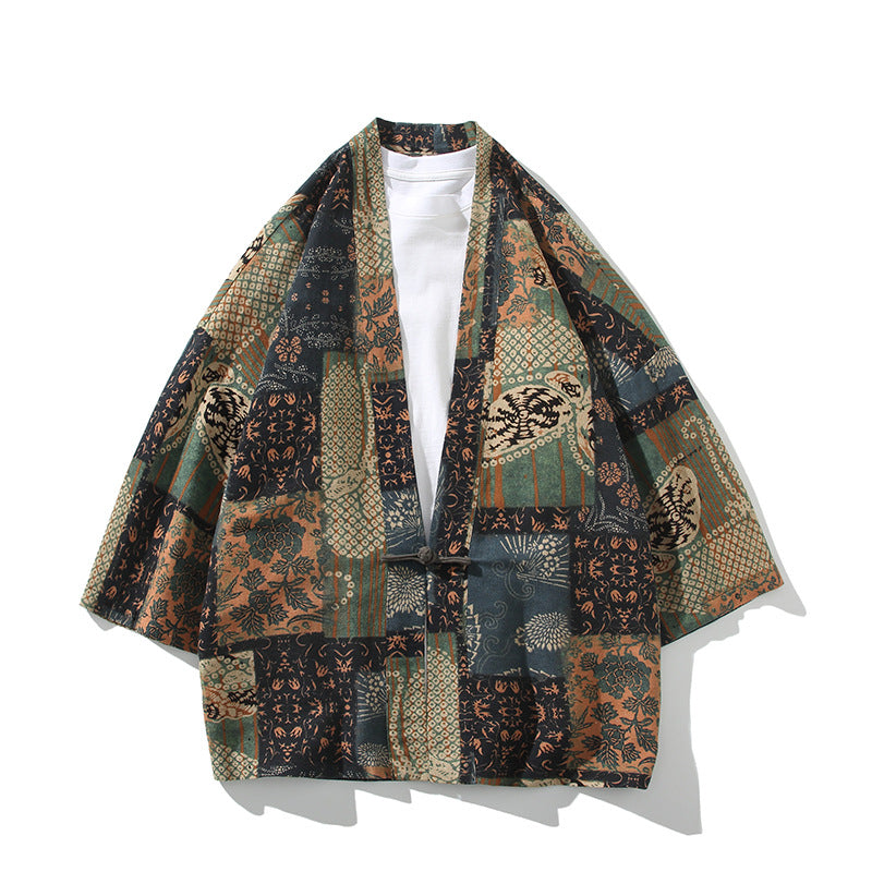 Chemise d'Été en Coton – Style Traditionnel Chinois Contemporain