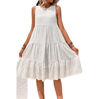Robe "Ivory Pure" Élégance & Coupe Évasée