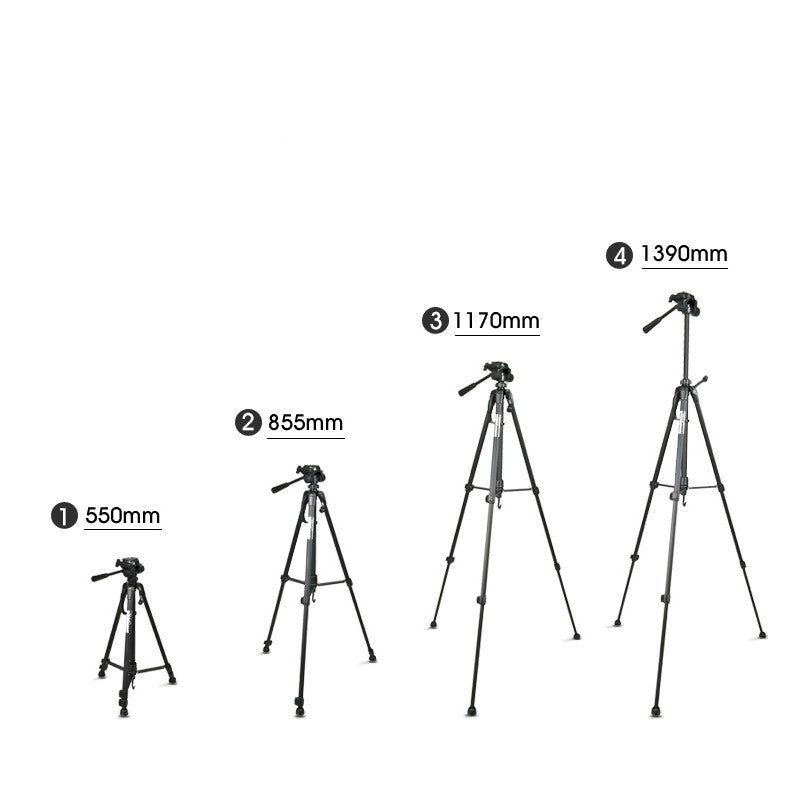 Trépied pour appareil photo reflex : support de photographie portable.