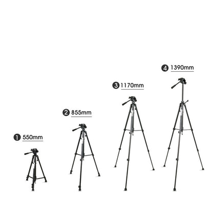 Trépied pour appareil photo reflex : support de photographie portable.