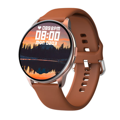 Montre connectée Y90 : GPS, suivi de la tension artérielle, santé et sport.