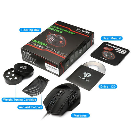 Souris de gaming avec rétroéclairage RGB