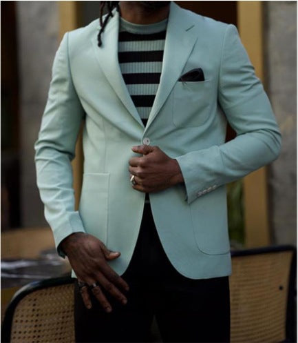Self-cultivation Casual British-style Men's Coat Suit