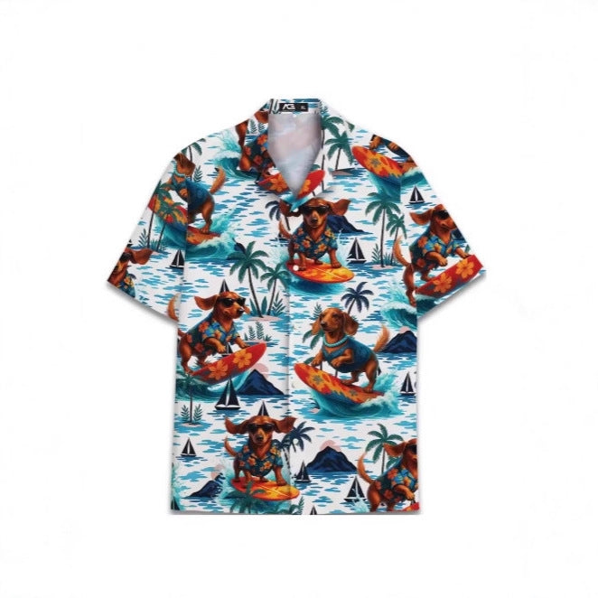 Dog Lover Casual Printed Shirt