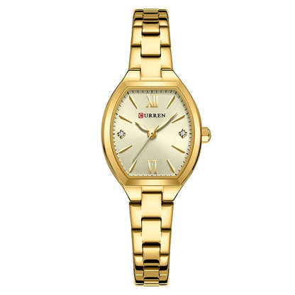 Montre Quartz Élégante pour Femme – Style Casual, Verre Minéral &amp; Finitions Alliage