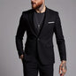 Men's Fashionable Casual Korean-Style Slim-Fit Jacket