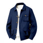Solid Color Multi Pocket Workwear Waterproof Jacket