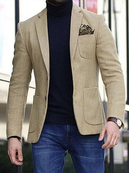 Self-cultivation Casual British-style Men's Coat Suit