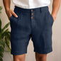 Comfortable And Breathable Cotton-blend Shorts For Leisure And Vacation