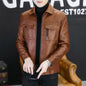 Middle-Aged Men's AutumnWinter PU Leather Jacket