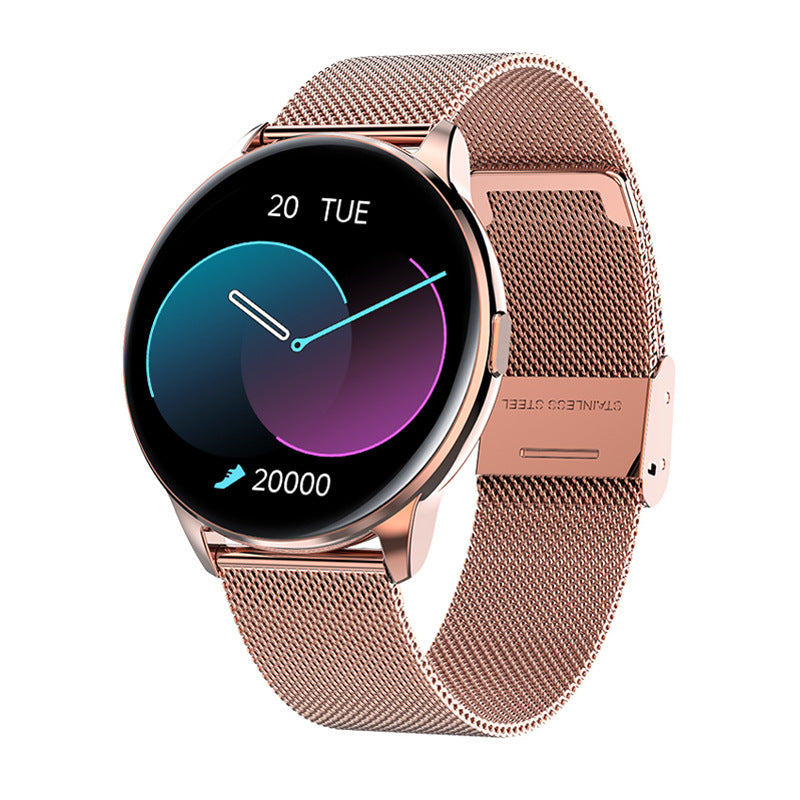 Montre connectée Y90 : GPS, suivi de la tension artérielle, santé et sport.