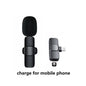 Microphone cravate sans fil : mini micro portable pour enregistrement audio et vidéo, compatible iPhone et Android. Batterie longue durée, idéal pour le direct (Live), le jeu vidéo et les créateurs de contenu.