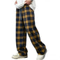 Black And White Checkered Harem Pants For Men