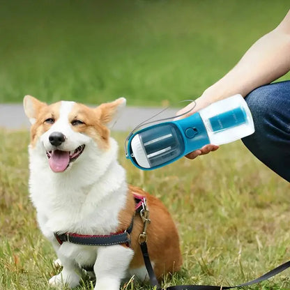 Gourde Multifonction 3-en-1 pour Animaux : L'Allié Idéal des Balades et Randonnées