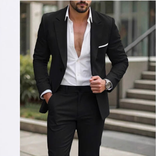 Always In Stock Mens Two-piece Business Professional Suit
