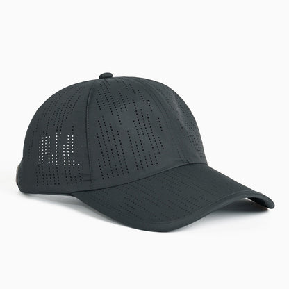 Solid-color Quick-drying Multi-hole Breathable Adjustable Simple And Versatile Style Curved-brim Baseball Cap Suitable For Outdoor Sports And Travel