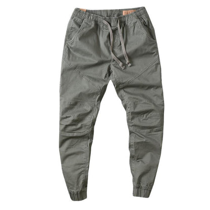 Men's Black Loose Straight-Leg Ankle-Length Drawstring Sweatpants