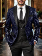 Men's Casual Loose-Fit Ombre Sequin Blazer