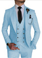 Men's Fashionable Casual Business Three-Piece Suit