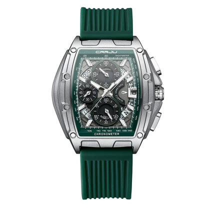 Neutral Waterproof Tape Calendar Multifunction Mens Watch Quartz Watch