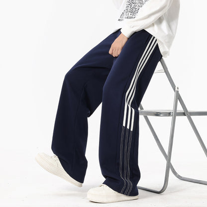 Oversized Straight-leg Casual Pants