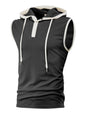 Men's Sleeveless Hooded Sports Vest