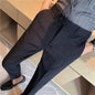 SpringAutumn Cropped Casual Pants For Men