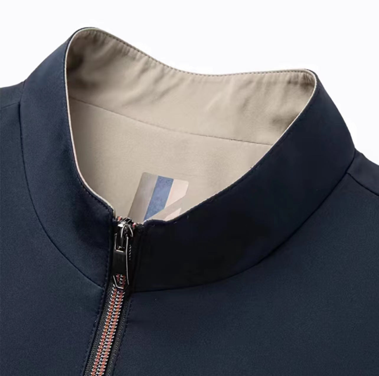 Men's Fashionable Stand-Neck Loose Casual Jacket