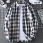 Springautumn Casual Thin Men's Plaid Shirt