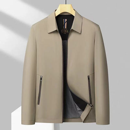 Men's Fashionable Stand-Neck Loose Casual Jacket