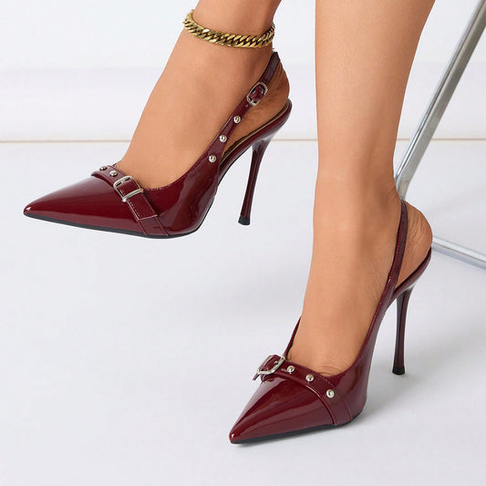 Escarpins confortables à bout pointu pour femme, polyvalents et élégants.