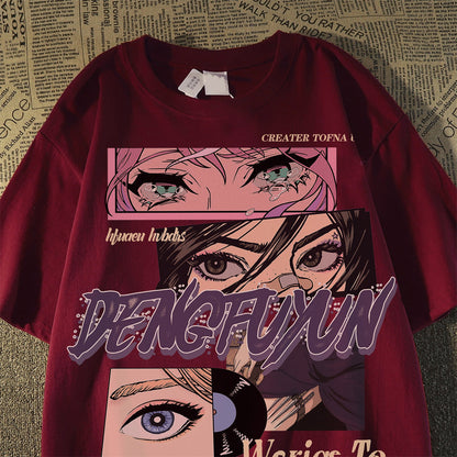 Men's Loose-fit Printed Short-sleeve T-shirt