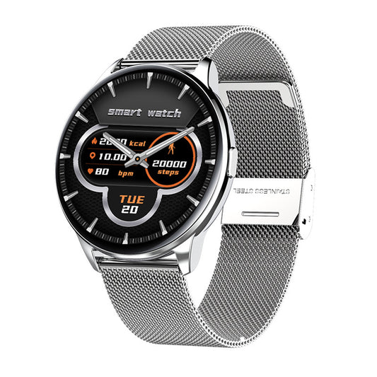 Montre connectée Y90 : GPS, suivi de la tension artérielle, santé et sport.