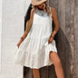 Robe "Ivory Pure" Élégance & Coupe Évasée