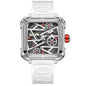 Fashion Mens Watch ONOLA Hollow Full Automatic Luxury Watches Men  Montre de luxe ONOLA pour homme : design squelette ajouré, mouvement entièrement automatique et style élégant